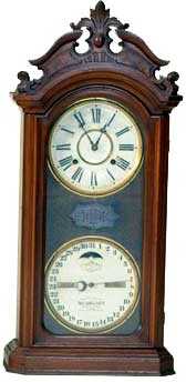 Ithaca Clock Company Favorite Calendar Shelf Clock