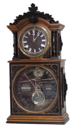 Ithaca Calendar Clock Company Parlor, Early Model No. 3-1/2