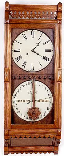 Ithaca Calendar Clock Company No. 2-1/2 Brisbane