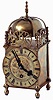 Empire, England, reproduction, 8 days, time only brass lantern clock, c1930