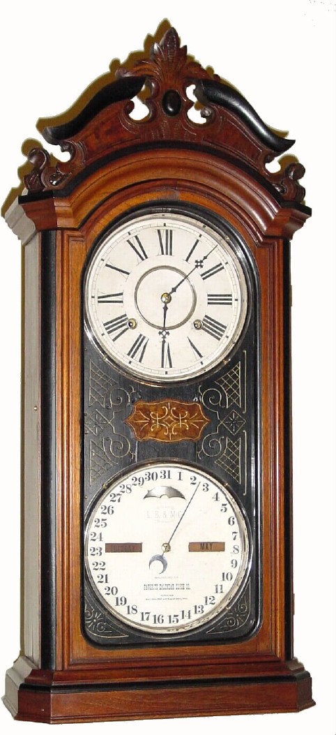 Ithaca Calendar Clock Company No. 4 1/2 Favorite