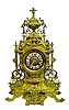 Japy Freres Brass Mantel Clock