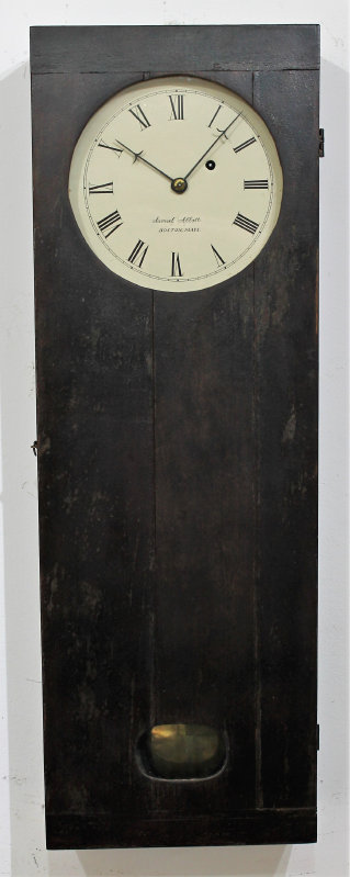 Antique Abbott coffin clock Clock