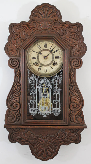 Antique Ansonia Chile kitchen wall Clock
