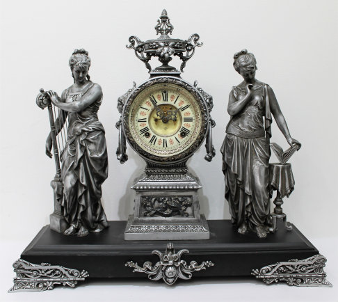 Antique Ansonia Music & Poetry Clock