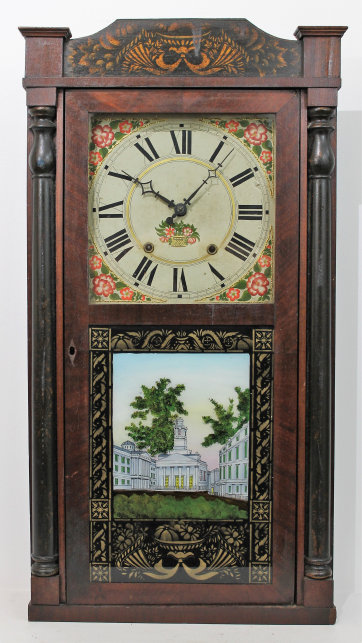 Antique Atkins & Downs 8 day C&S Clock — Antique Clocks Price Guide