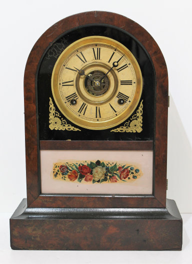 Antique Atkins round top shelf Clock