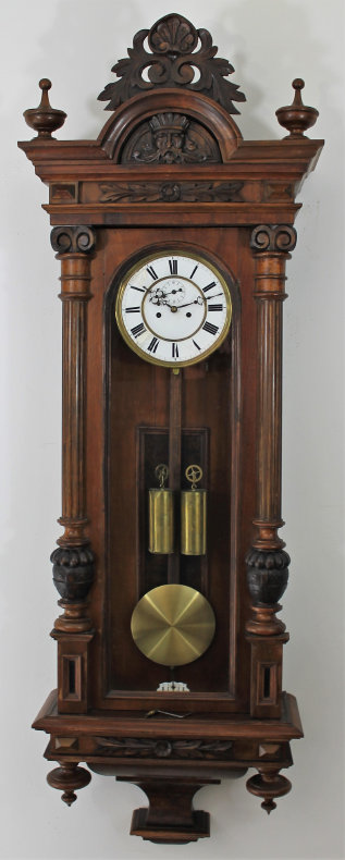 Antique Austrian 2 wt Vienna Clock
