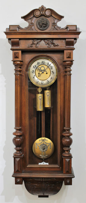 Antique Austrian 2 wt Vienna Clock