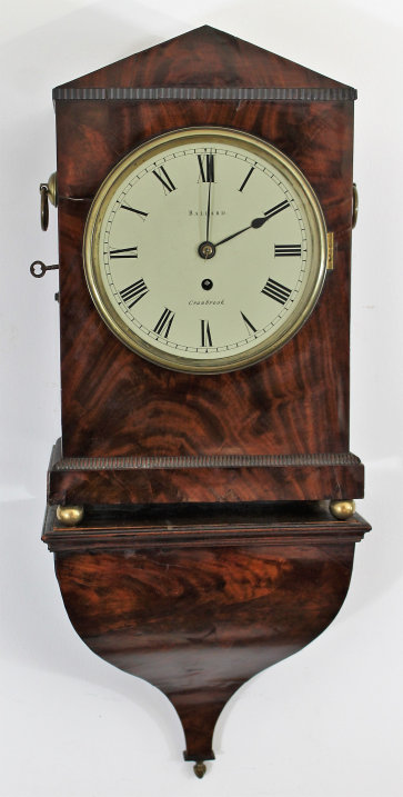 Antique Ballard bracket shelf w shelf Clock