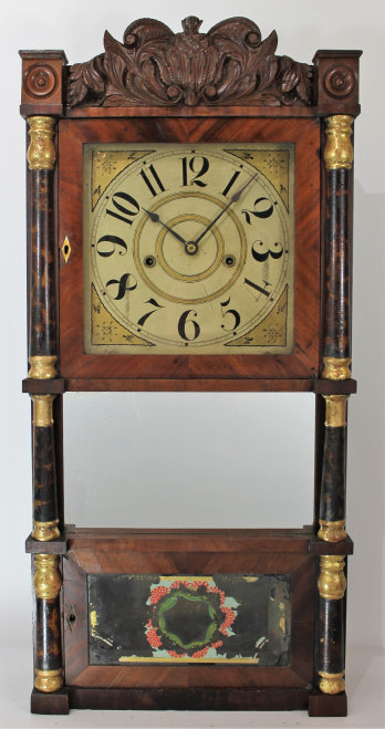 Antique Barnes, Bartholomew triple decker Clock