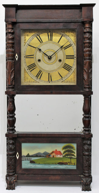 Antique Barnes, Bartholomew triple decker Clock