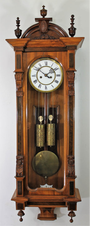 Antique Becker 2 wt Vienna Clock
