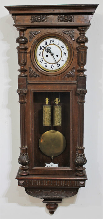 Antique Becker 2 wt Vienna Clock