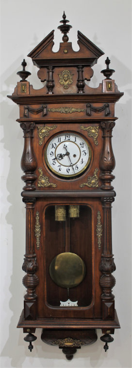 Antique Becker 2 wt Vienna Clock