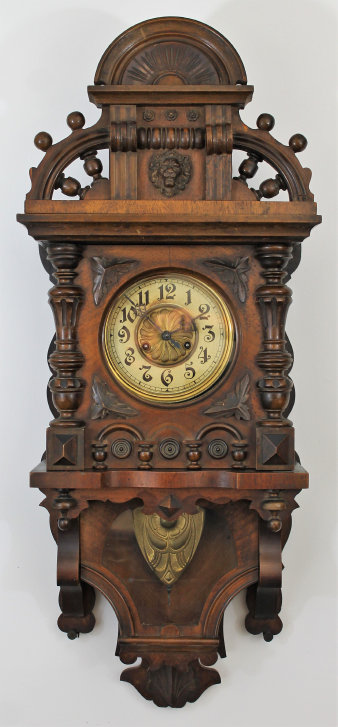 Antique Becker open well Vienna Clock