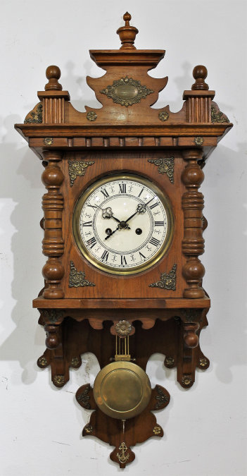 Antique Becker open well Vienna Clock