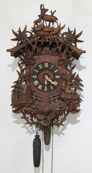 Antique Black Forest cuckoo - eidelweiss Clock — Antique Clocks Price Guide