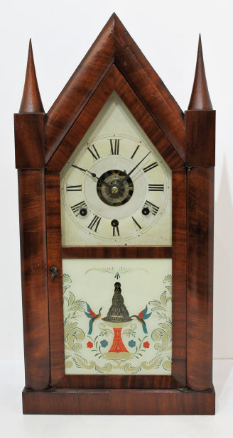 Antique Boardman steeple fusee alarm Clock