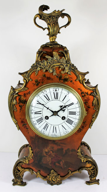 Antique Boname Neuchatel cabinet Clock — Antique Clocks Price Guide
