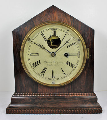 Antique Brewster & Ingrahams lever spring shelf Clock — Antique Clocks Price Guide