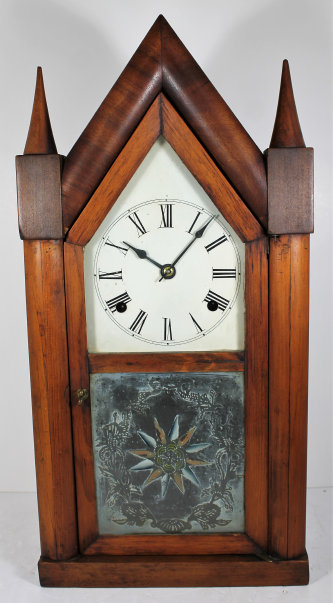 Antique Brewster & Ingrahams steeple Clock