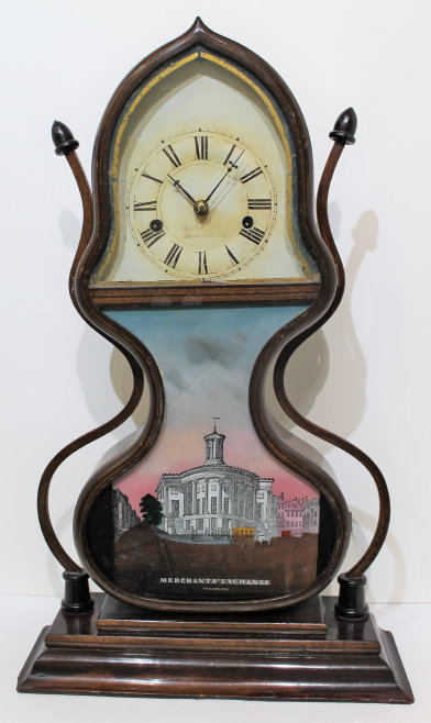Antique Brown Acorn Clock