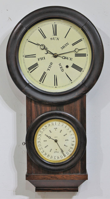 Antique Carter Carter Calendar Clock Clock