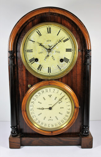 Antique Carter Italian shelf calendar Clock