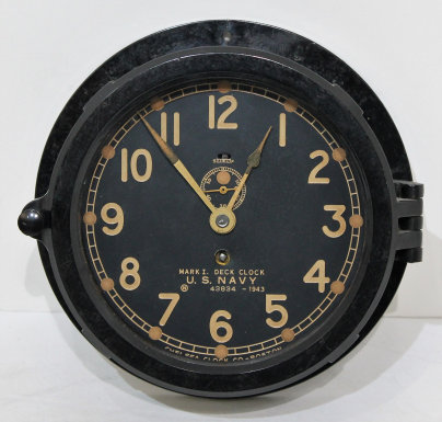 Antique Chelsea Mark I Deck Clock Clock
