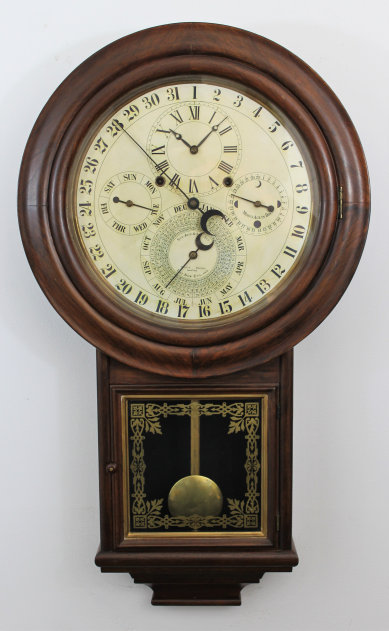 Antique Classical Clock Co Gale Drop Calendar No. 3 REPRO Clock