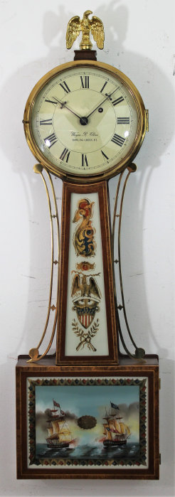 Antique Cline banjo Clock