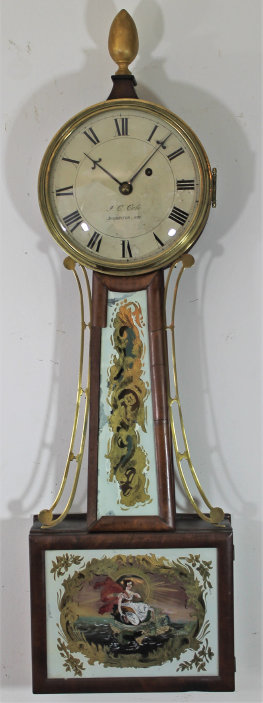 Antique Cole banjo Clock — Antique Clocks Price Guide