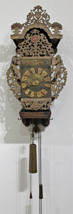 Antique Dutch Friesland 1 hand stoelklok Clock — Antique Clocks Price Guide