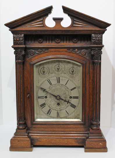 Antique English bracket chime - 8 bell/4 gong Clock — Antique Clocks Price Guide