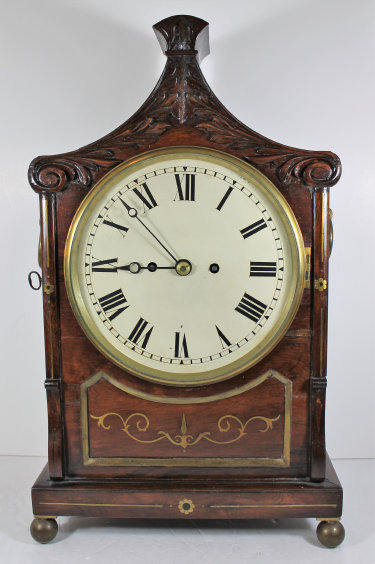 Antique English fusee bracket Clock — Antique Clocks Price Guide