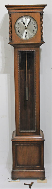Antique English grandmother chime hall clock Clock — Antique Clocks Price Guide