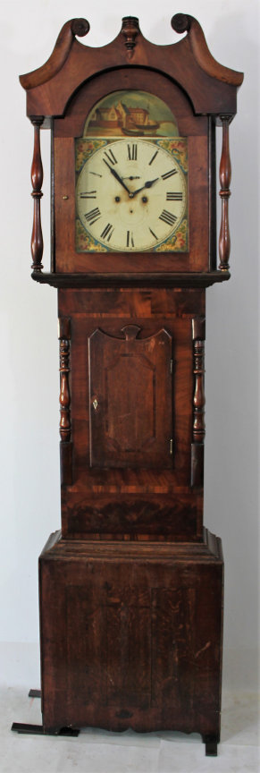 Antique English oak tall case Clock — Antique Clocks Price Guide
