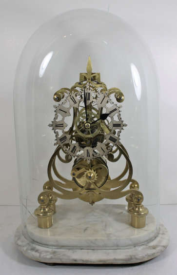 Antique English skeleton Clock — Antique Clocks Price Guide