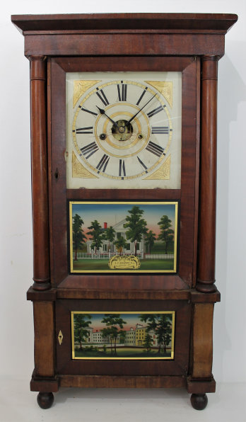 Antique Forestville C&C triple decker Clock — Antique Clocks Price Guide