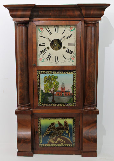 Antique Forestville C&C triple decker Clock — Antique Clocks Price Guide