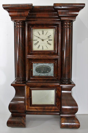 Antique Forestville monumental empire Clock — Antique Clocks Price Guide