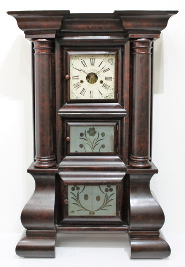Antique Forestville monumental empire Clock — Antique Clocks Price Guide