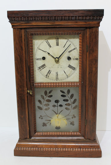 Antique Forestville ripple-front shelf fusee Clock — Antique Clocks Price Guide