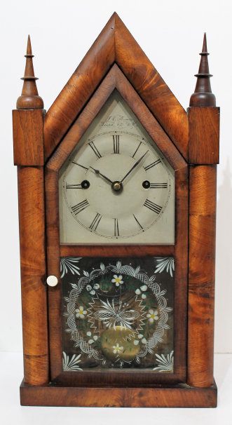 Antique Forestville steeple fusee Clock — Antique Clocks Price Guide