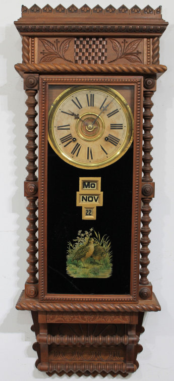 Antique Gilbert Berkshire Clock — Antique Clocks Price Guide