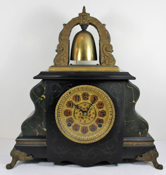 Antique Gilbert Curfew Clock — Antique Clocks Price Guide