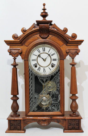 Antique Gilbert Curfew Clock — Antique Clocks Price Guide
