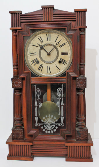 Antique Gilbert Mitra Clock — Antique Clocks Price Guide