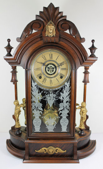 Antique Gilbert Occidental Clock — Antique Clocks Price Guide